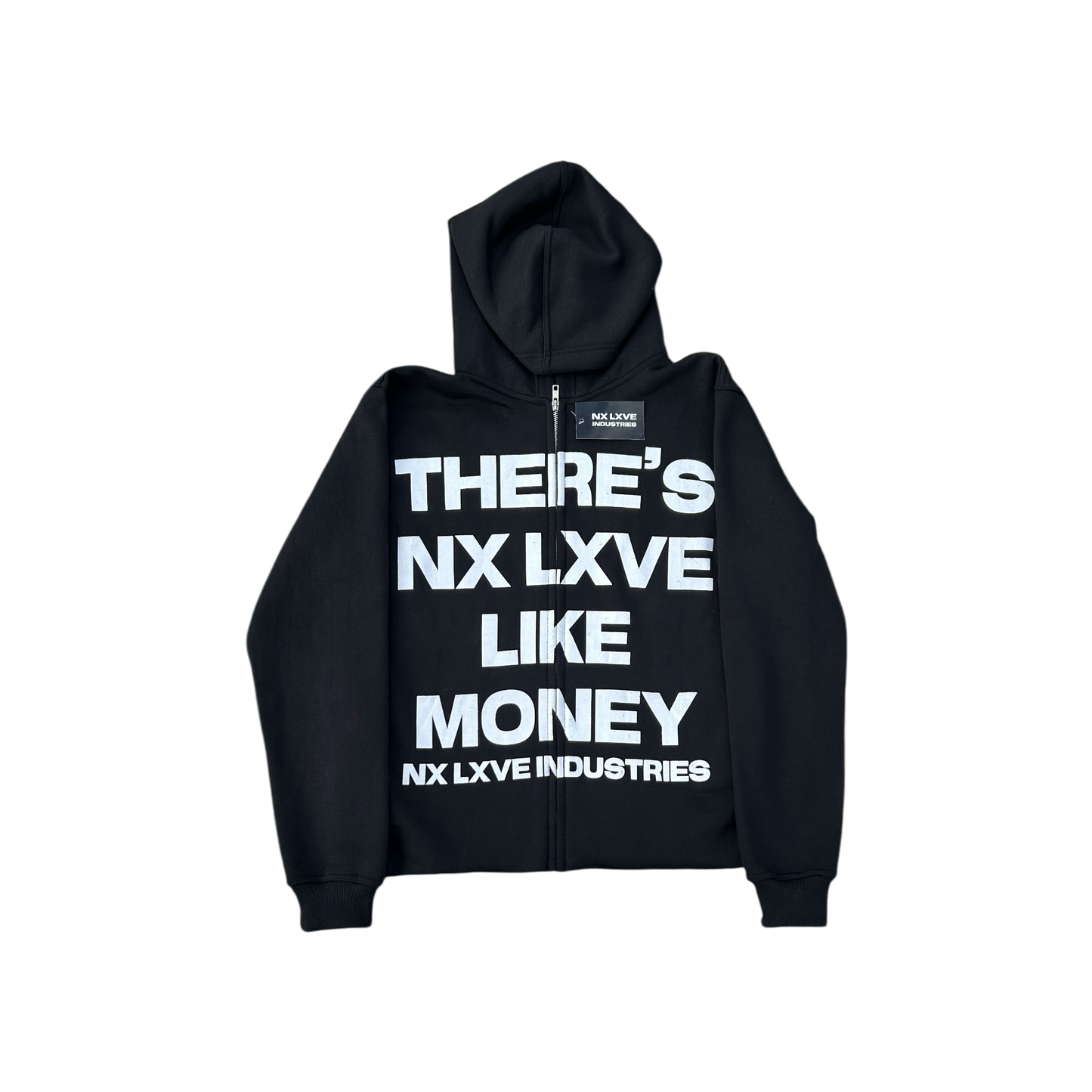 NX LXVE LIKE MONEY HOODIE (BLACK HEART EMOJI)